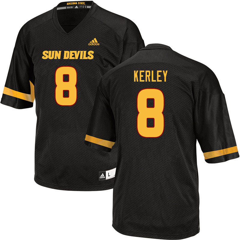 Men #8 Jordan Kerley Arizona State Sun Devils College Football Jerseys Sale-Black - Click Image to Close